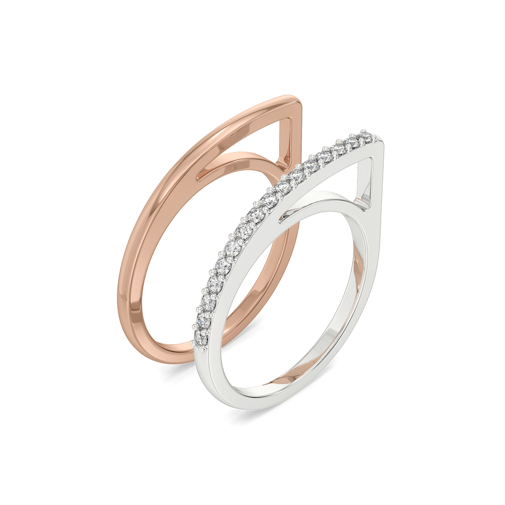 Rosé All Day - Lab Diamond Stack Ring