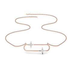 Shooting Star - Lab Diamond Necklet Necklace