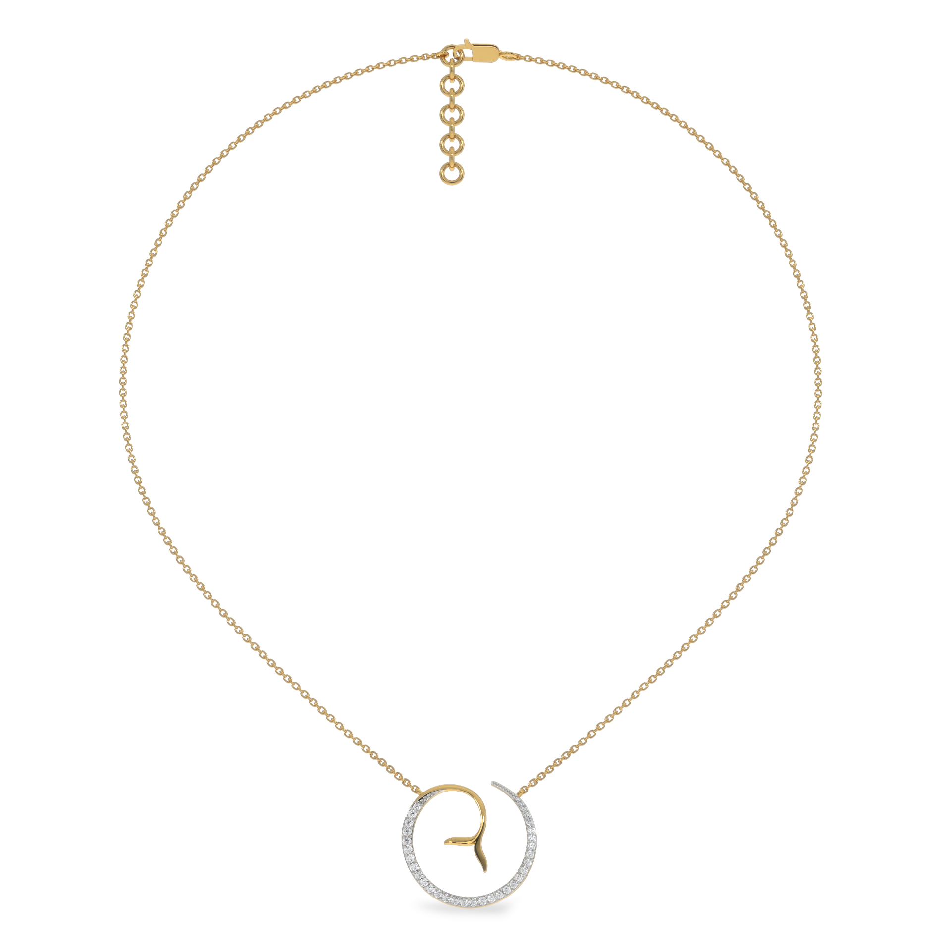 Siren’s Whisper - Lab Diamond Pendant Necklace