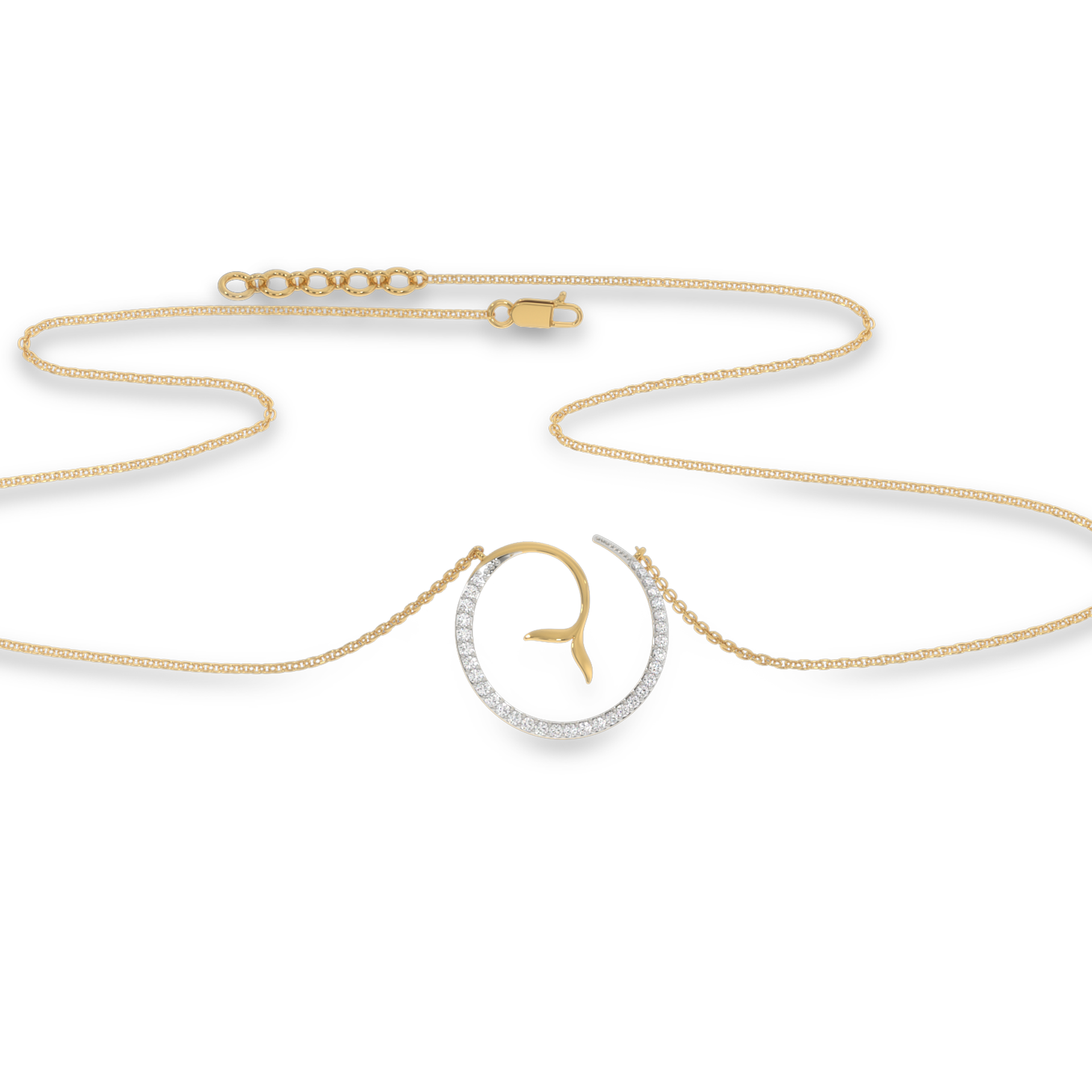 Siren’s Whisper - Lab Diamond Pendant Necklace