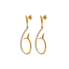 Siren’s Whisper - Lab Diamond Drop Earrings