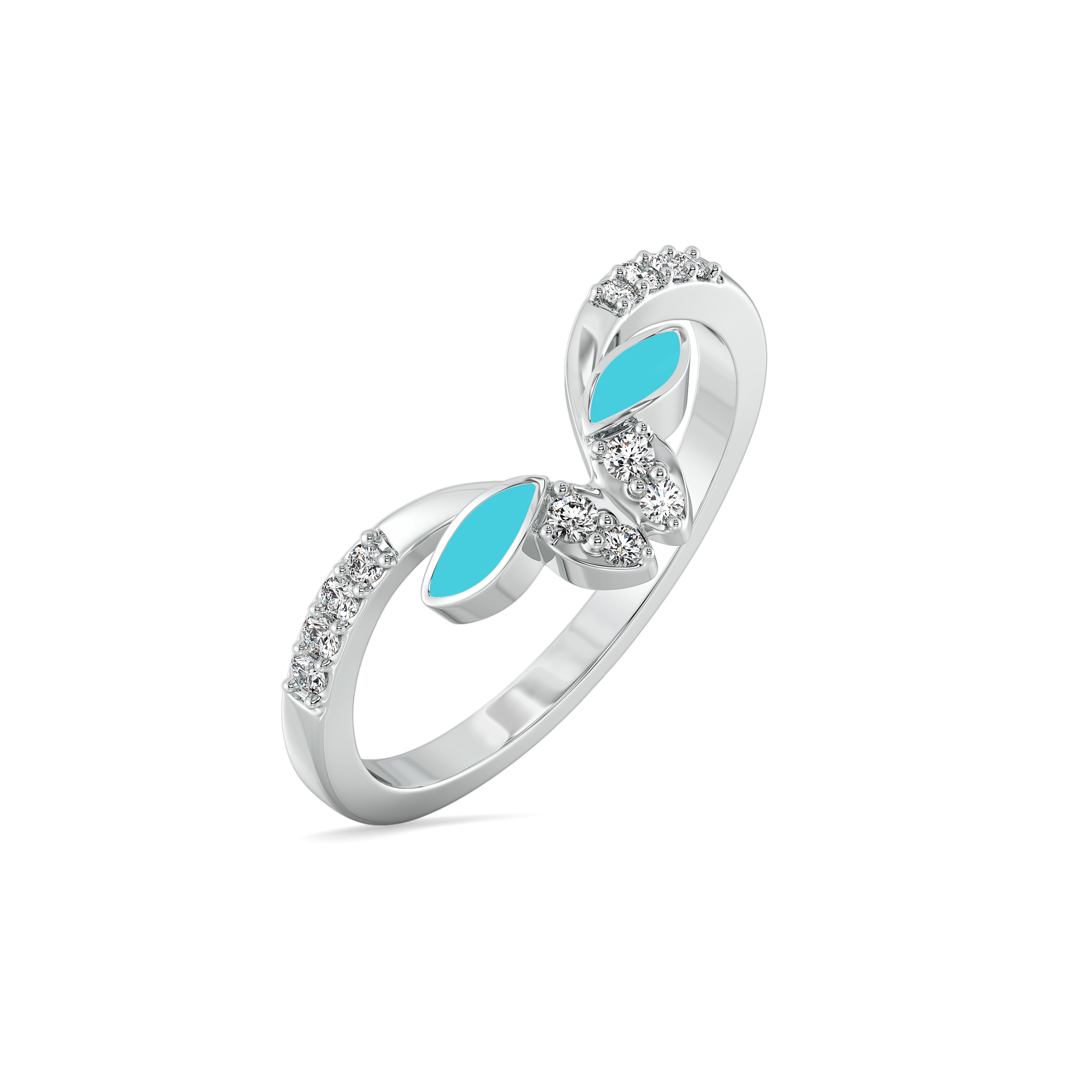 Sky Blossom - Lab Diamond Fashion Ring