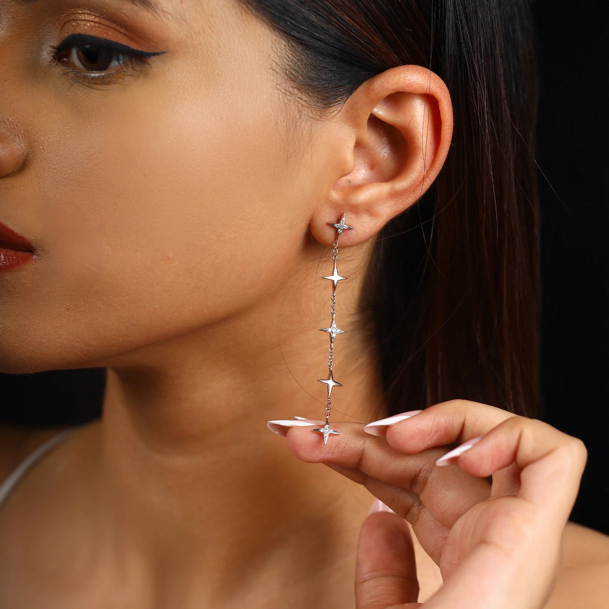 Starlight Shoulder Duster - Lab Diamond Earrings Main image