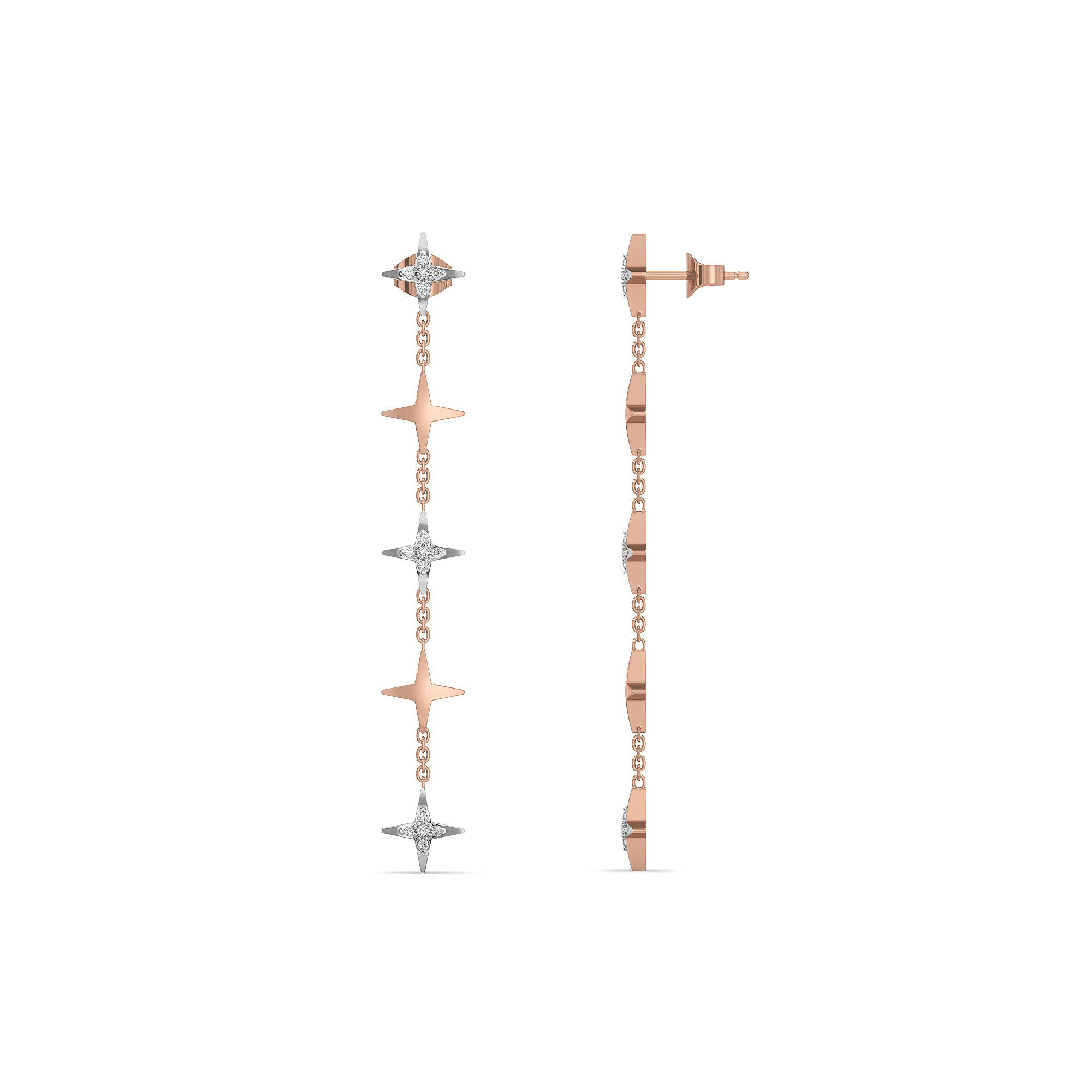Starlight Shoulder Duster - Lab Diamond Earrings