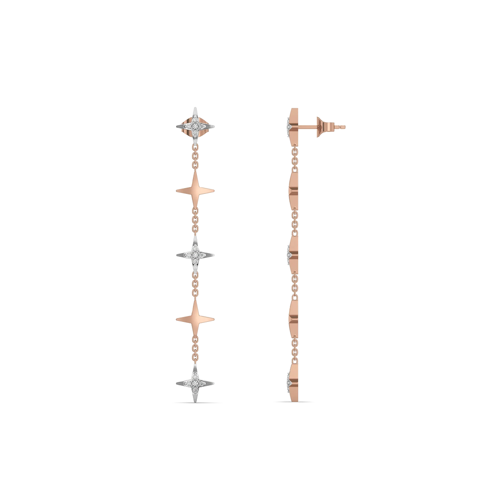 Starlight Shoulder Duster - Lab Diamond Earrings