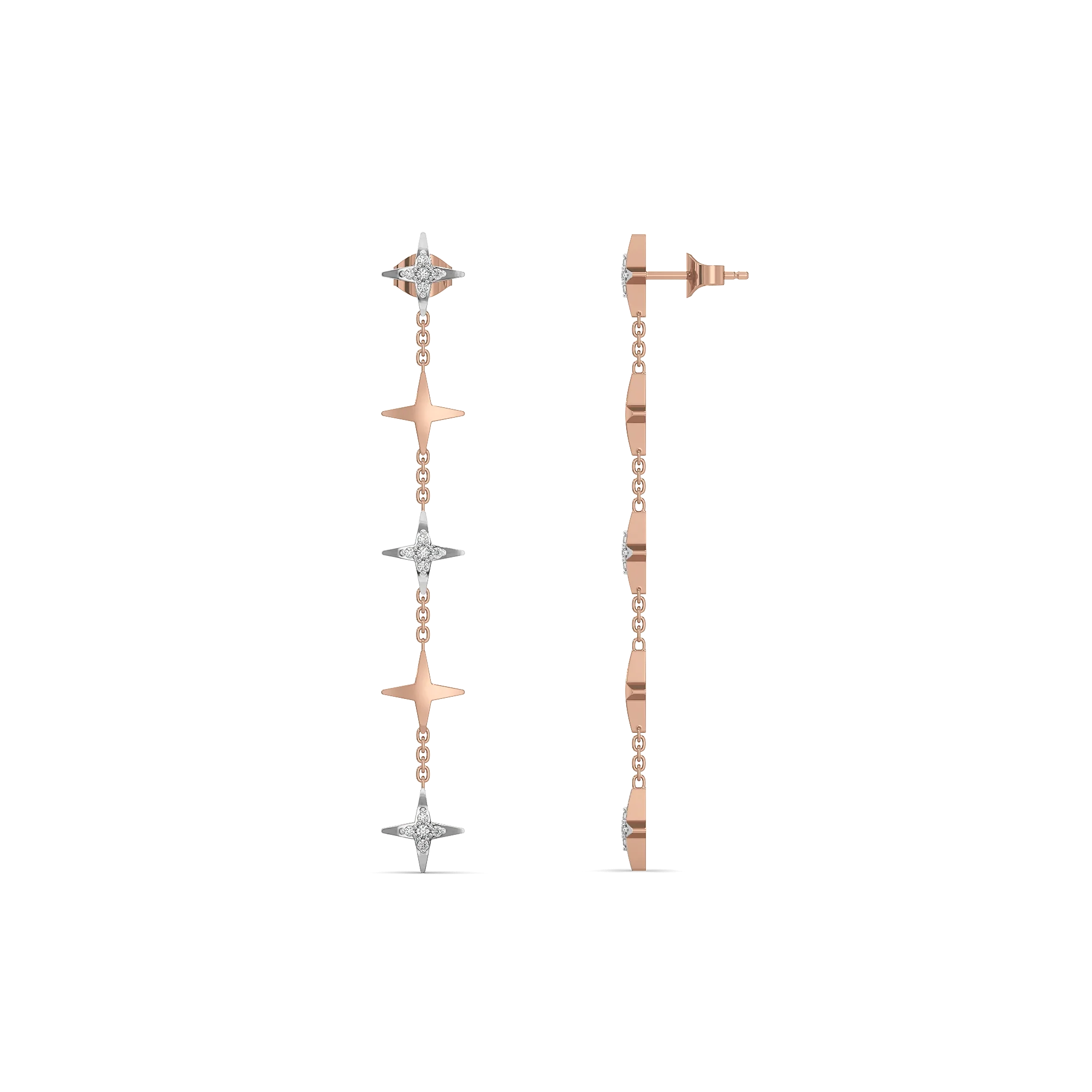 Starlight Shoulder Duster - Lab Diamond Earrings