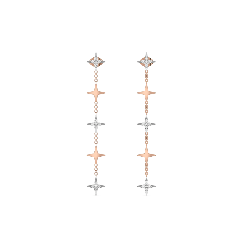 Starlight Shoulder Duster - Lab Diamond Earrings