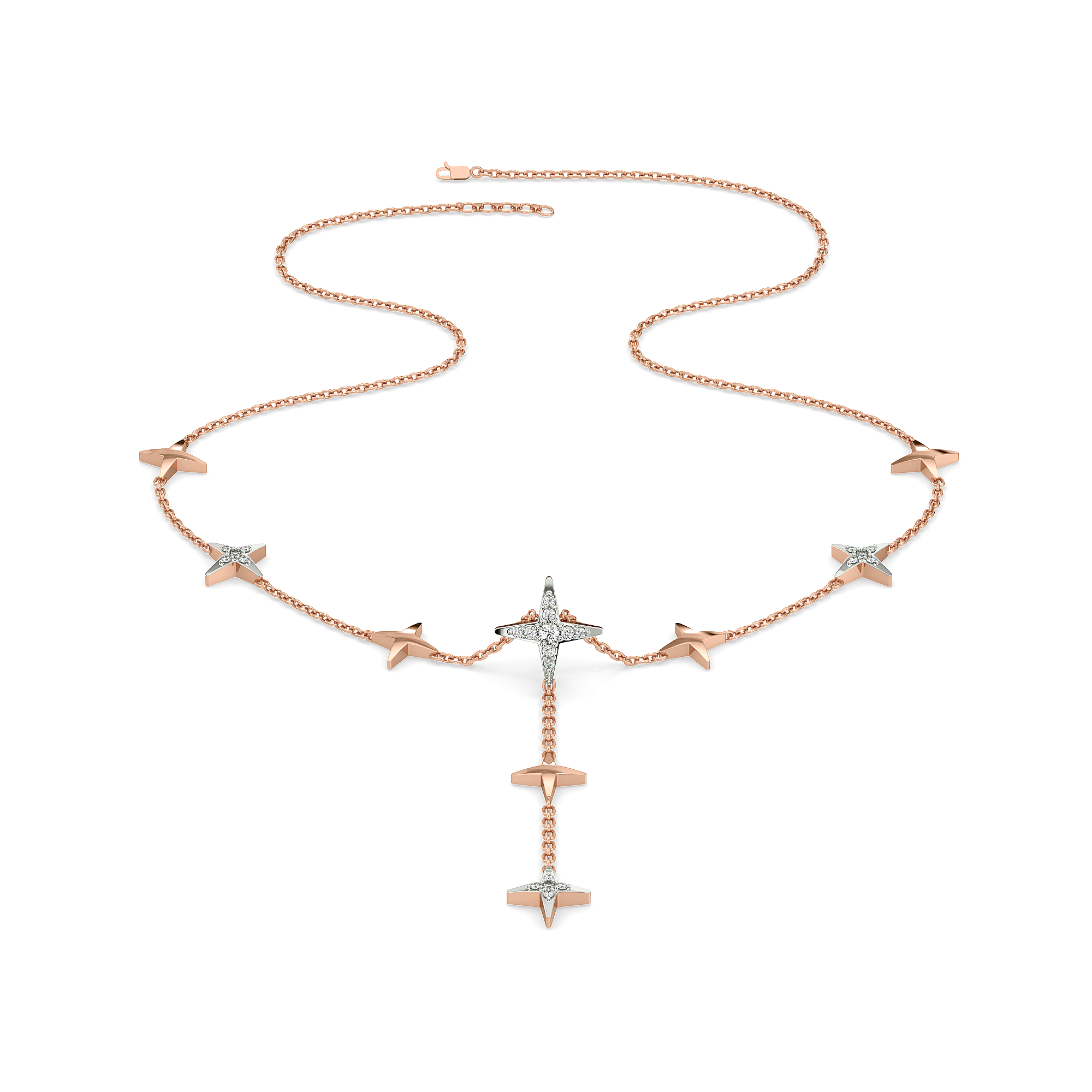 Starlight Sparkle - Lab Diamond Chain Necklace Secondary image