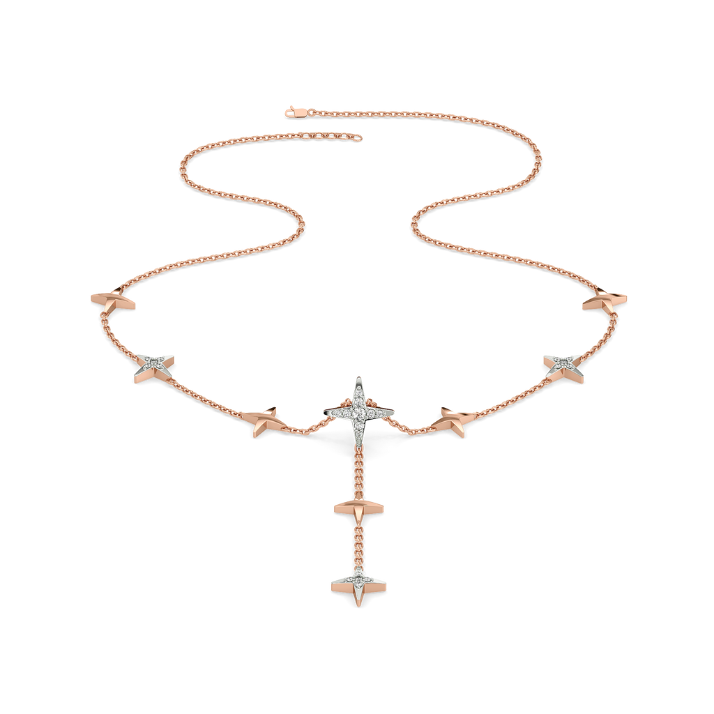 Starlight Sparkle - Lab Diamond Chain Necklace