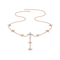 Starlight Sparkle - Lab Diamond Chain Necklace
