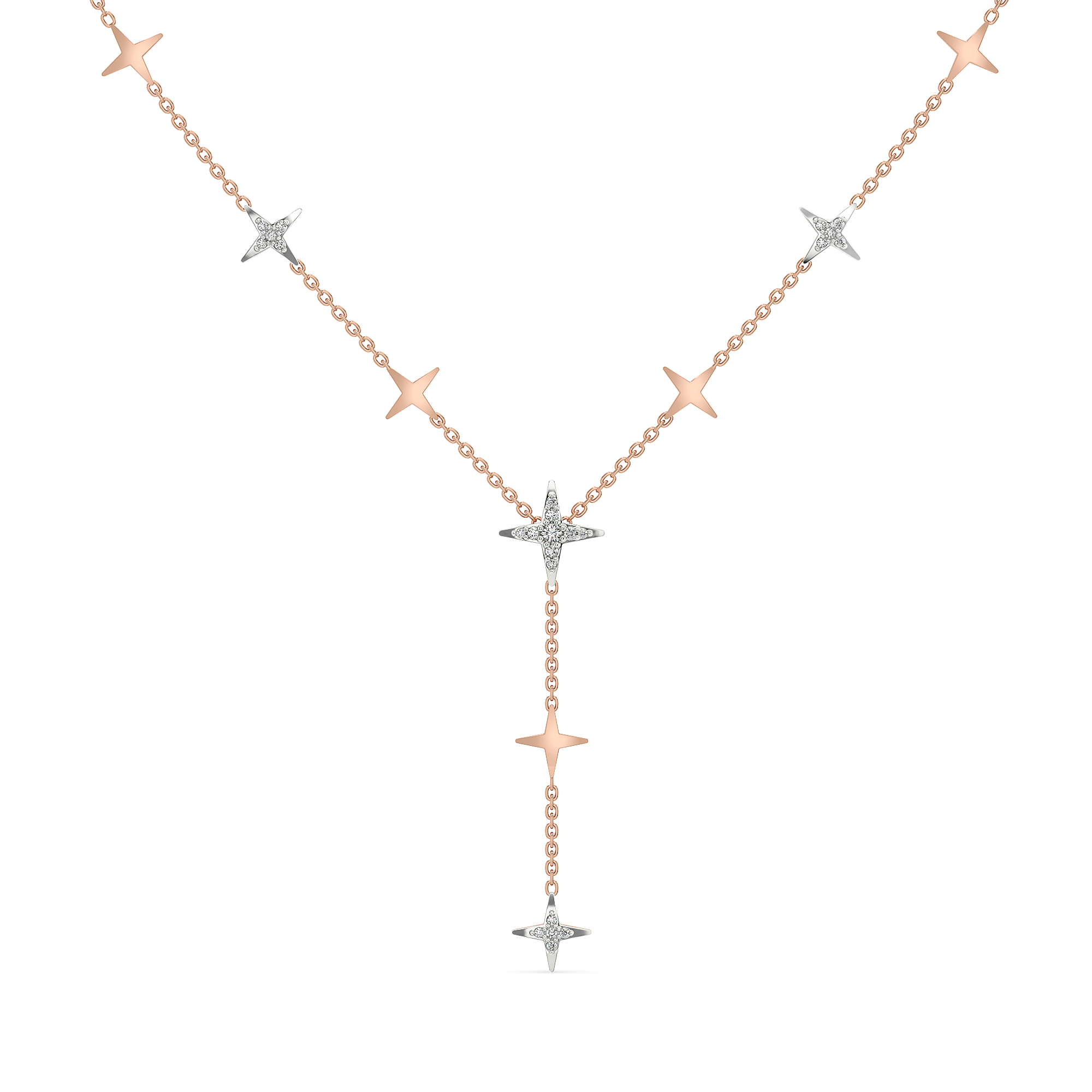 Starlight Sparkle - Lab Diamond Chain Necklace