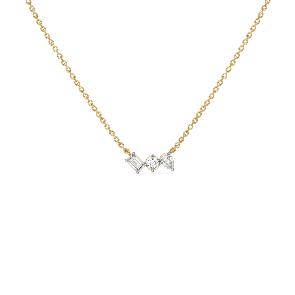 Toi-et-Moi - Lab Diamond Necklace
