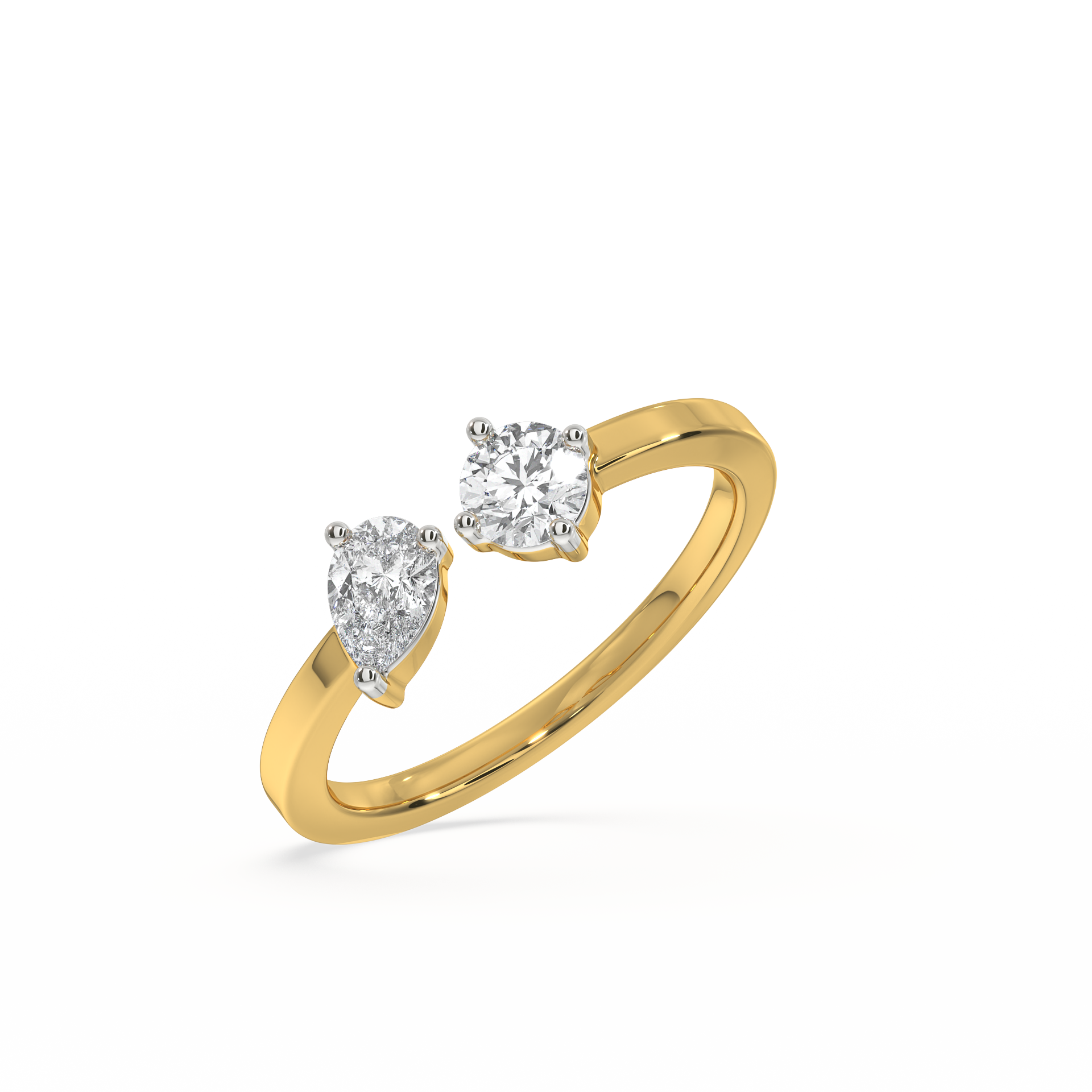 Toi-et-Moi - Lab Diamond Ring