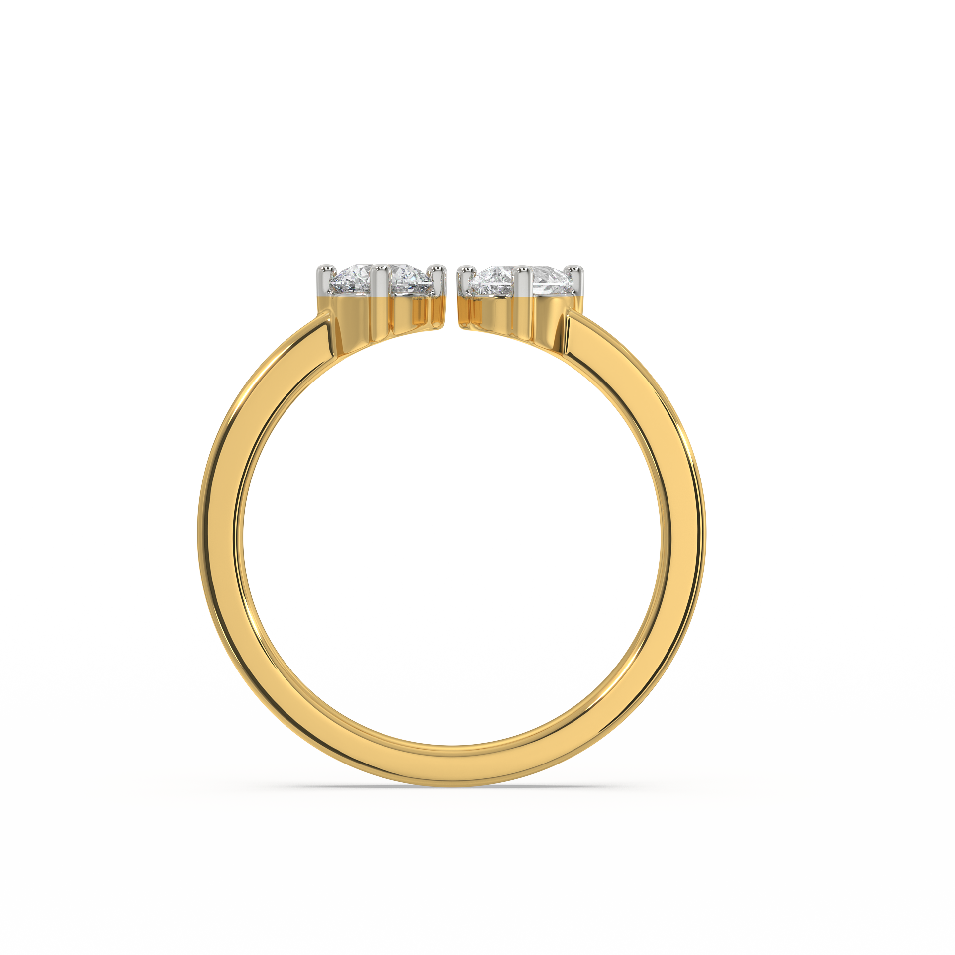 Toi-et-Moi - Lab Diamond Ring