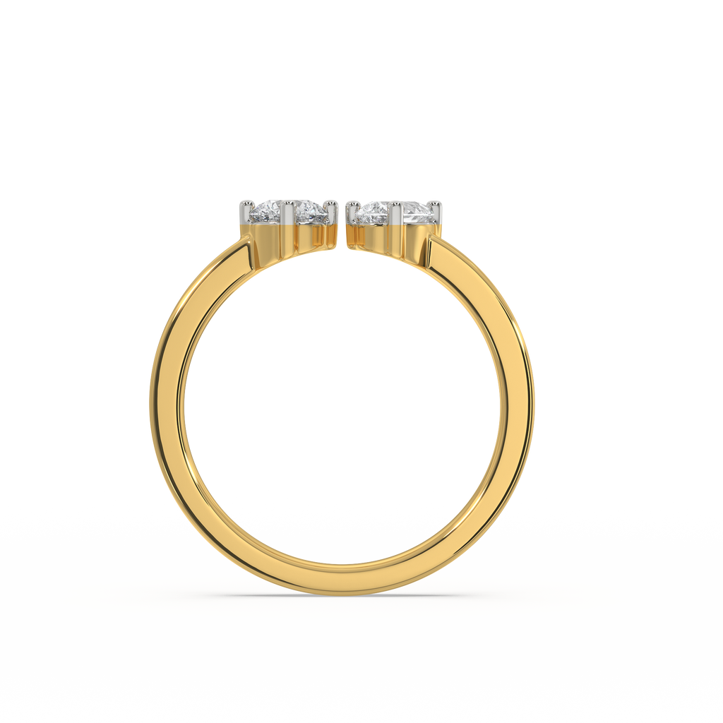 Toi-et-Moi - Lab Diamond Ring
