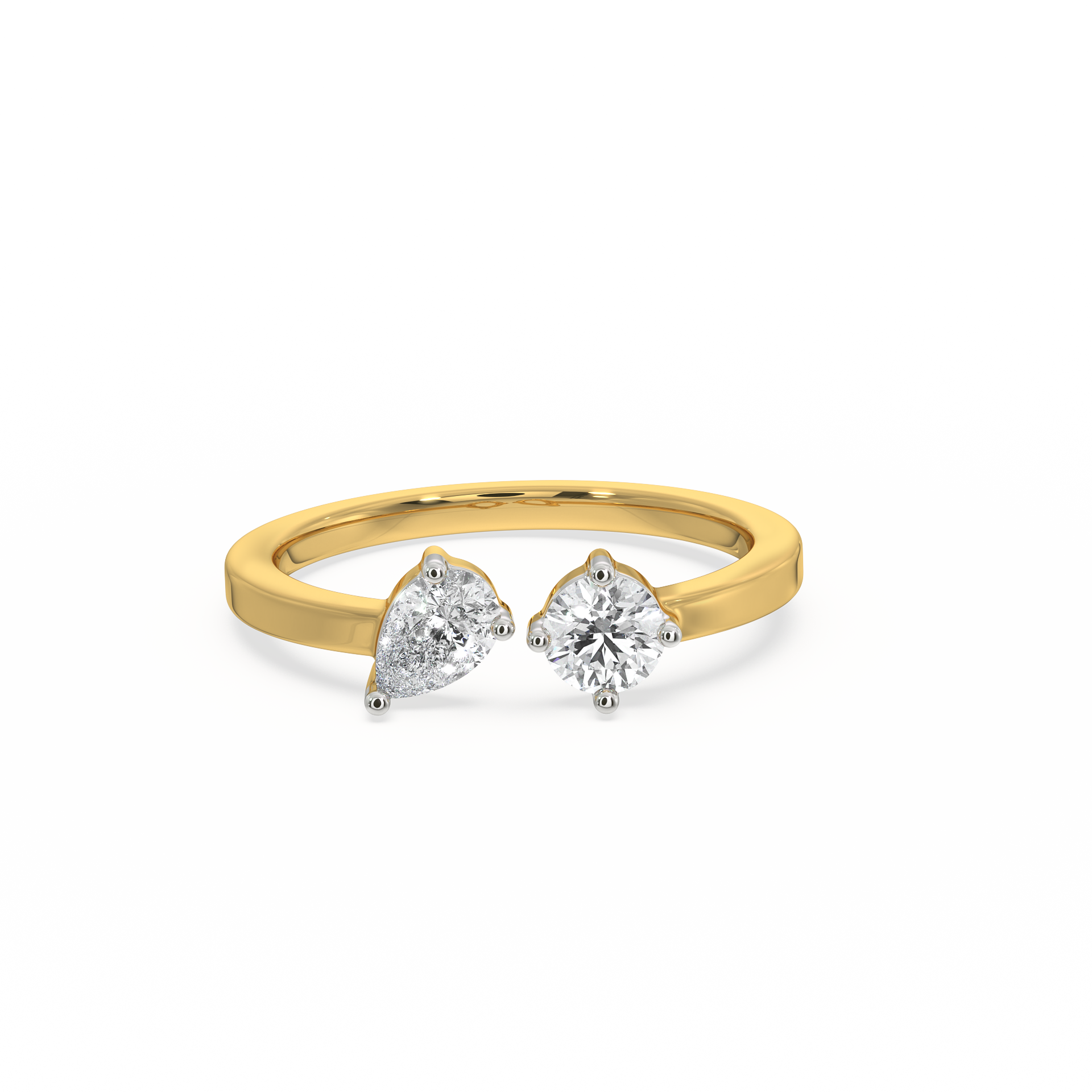 Toi-et-Moi - Lab Diamond Ring