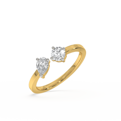 Toi-et-Moi - Lab Diamond Ring