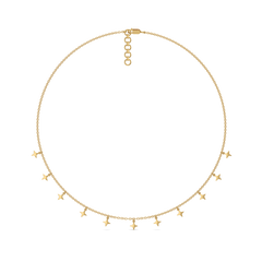 Twinkling Star - 18kt Gold Vermeil Charm Necklace