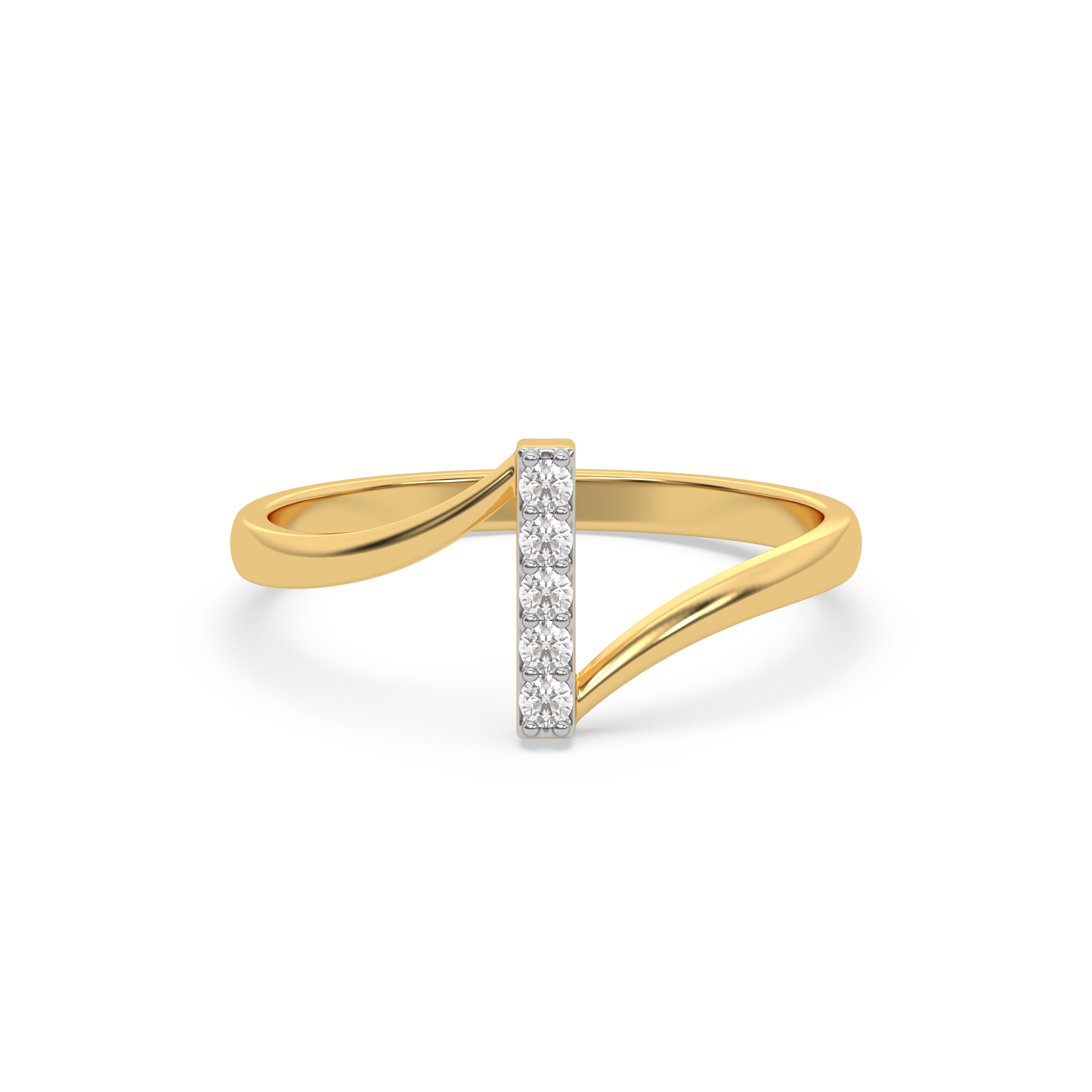 Vivid V - Lab Diamond Fashion Ring Main image