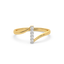 Vivid V - Lab Diamond Fashion Ring