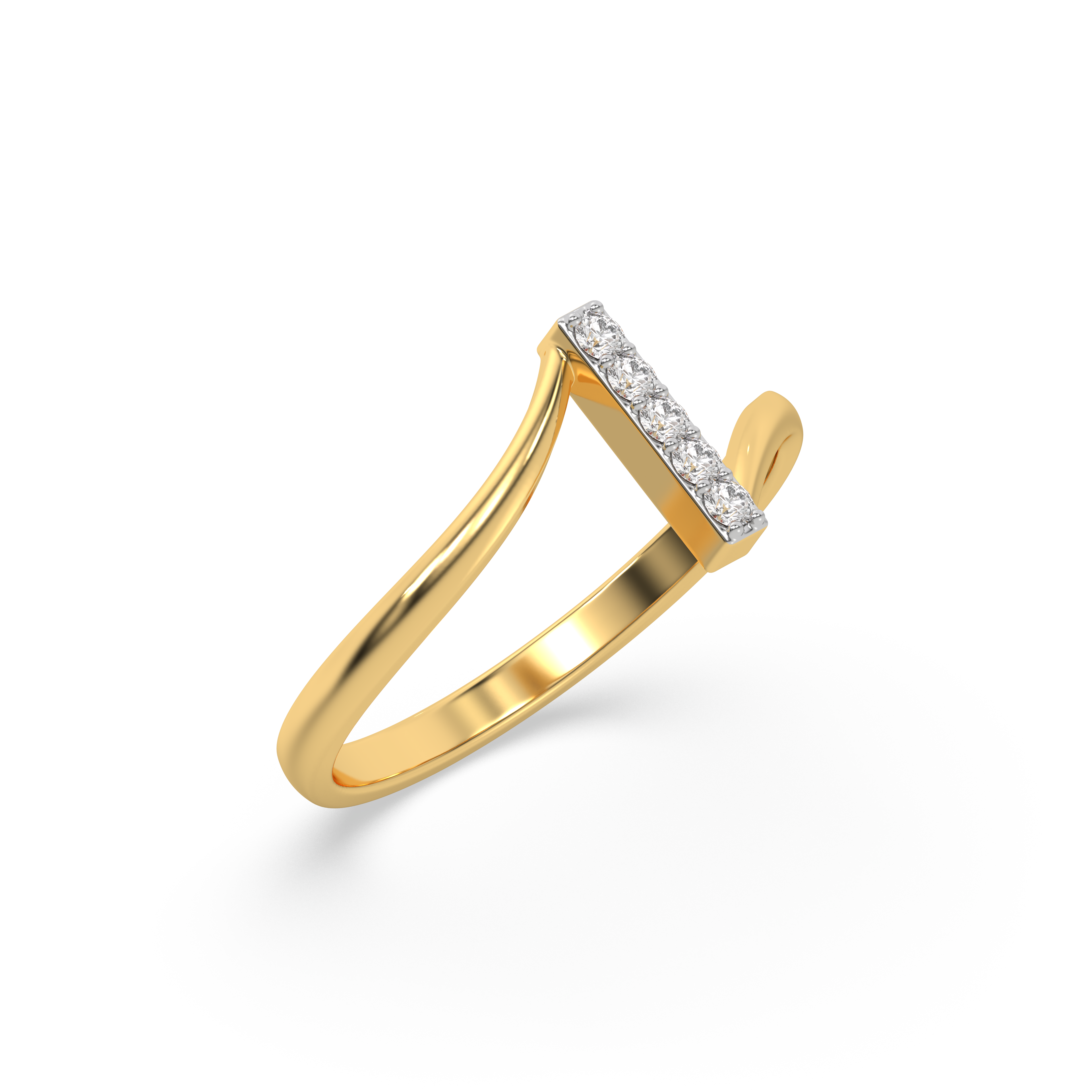 Vivid V - Lab Diamond Fashion Ring