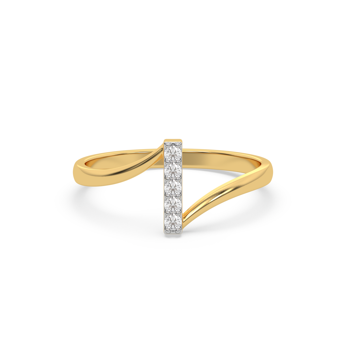 Vivid V - Lab Diamond Fashion Ring