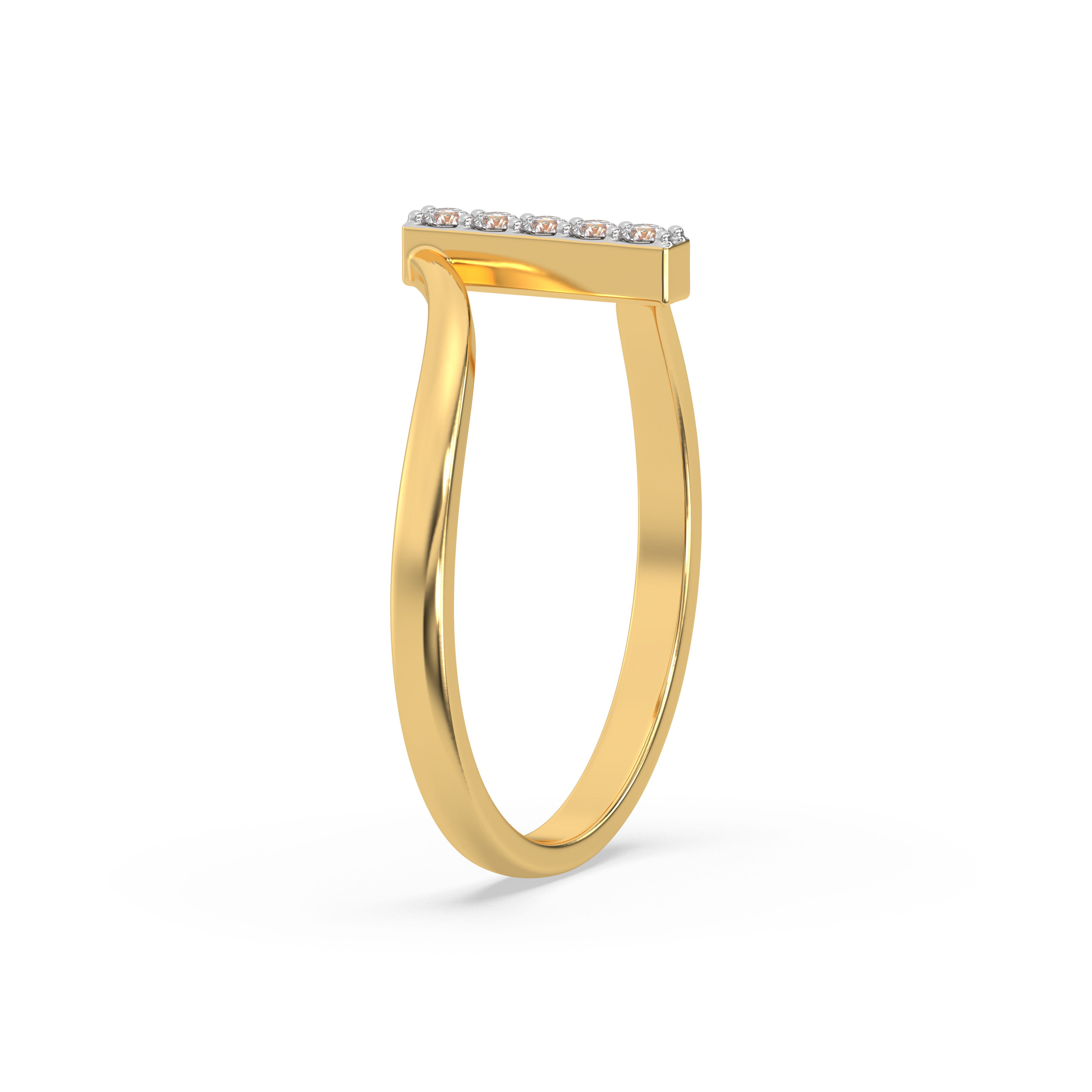 Vivid V - Lab Diamond Fashion Ring