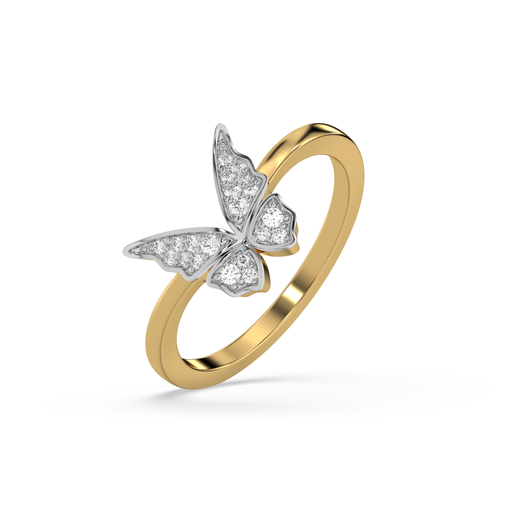 Winged Whimsy - Lab Diamond Fashion Ring