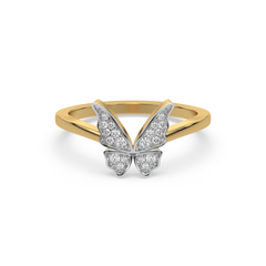 Winged Whimsy - Lab Diamond Fashion Ring