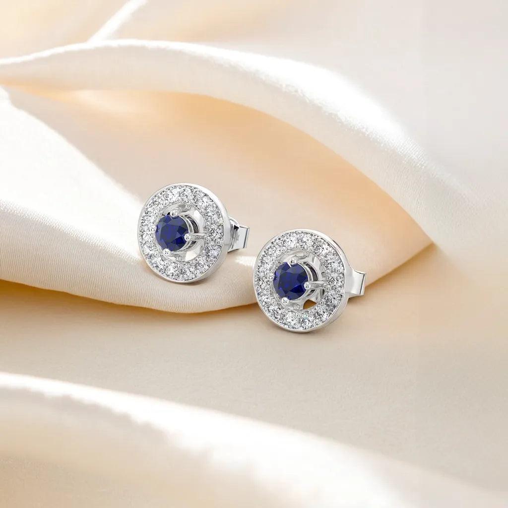 Wink of Protection - Lab Diamond Stud Earrings Main image