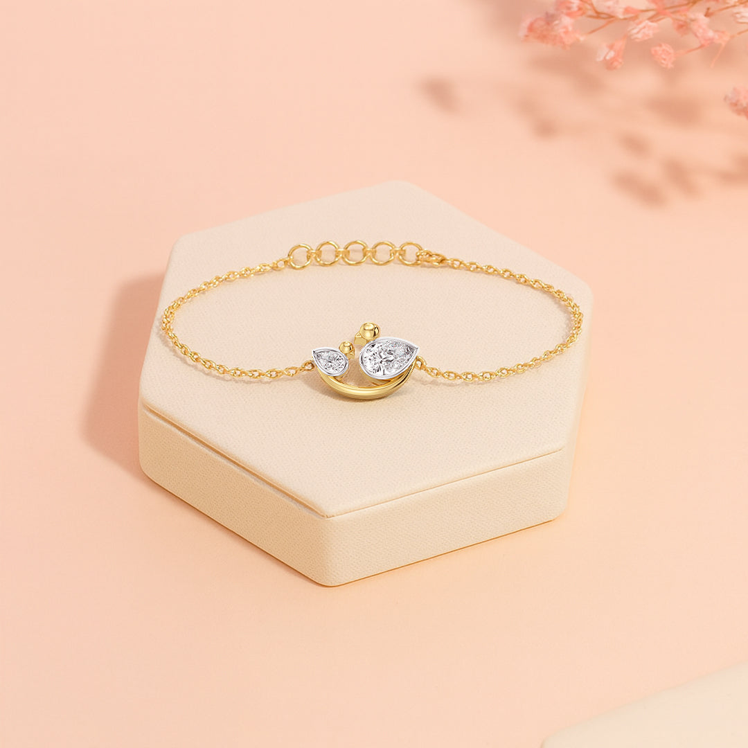 Nestled Bonds - Lab Diamond Bracelet Secondary image