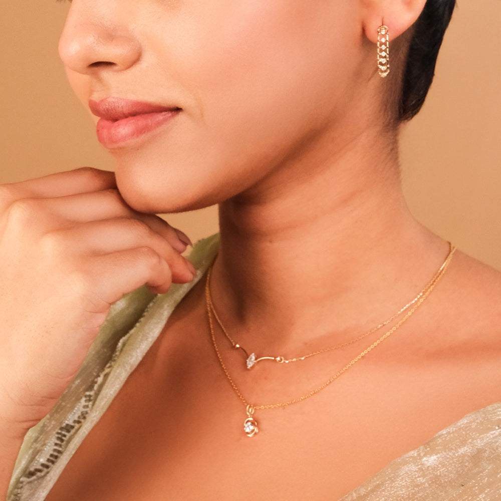 Celeste Dew - Pure Gold Lab Diamond Pendant Secondary image