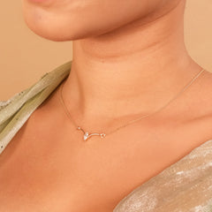 Astra Marquise Necklet - Pure Gold Lab Diamond Necklace