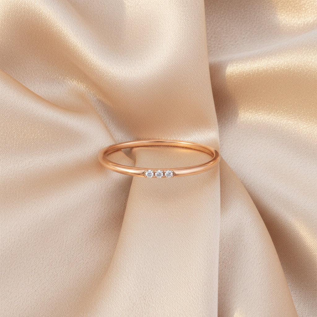 Aurora Minimal Diamond Ring Secondary image