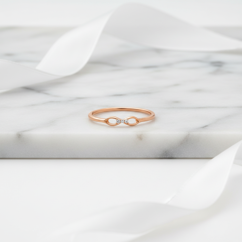 Infinity Spark Diamond Ring
