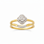 Celeste Clover Diamond Duo Ring