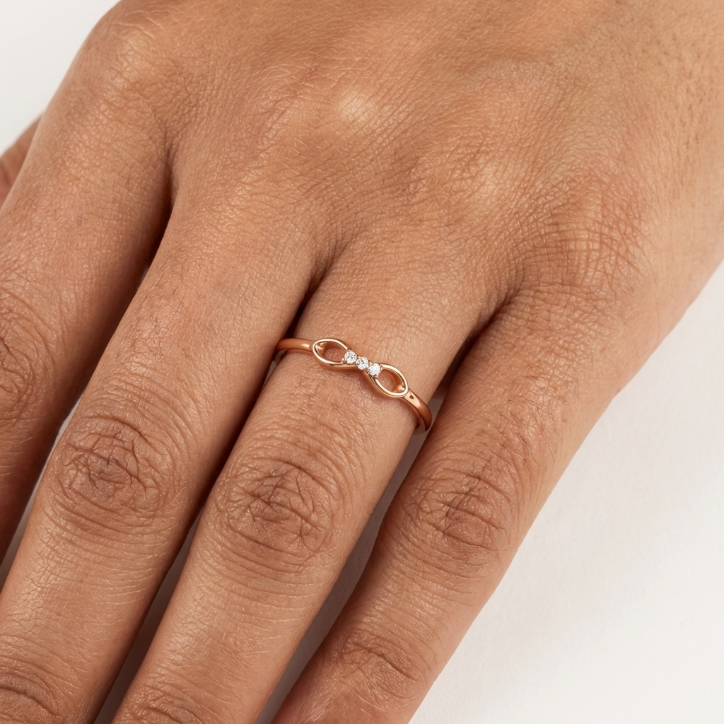 Infinity Spark Diamond Ring