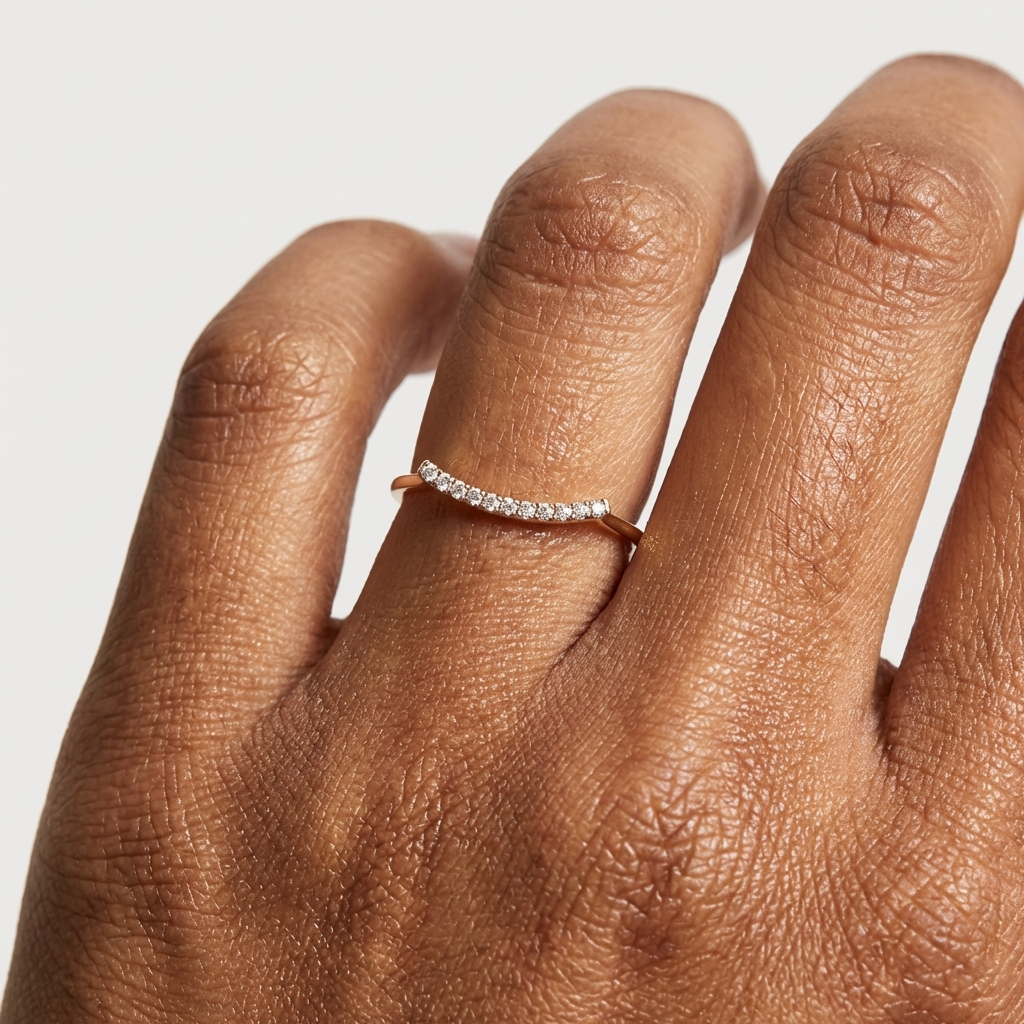Lumière Diamond Bar Ring