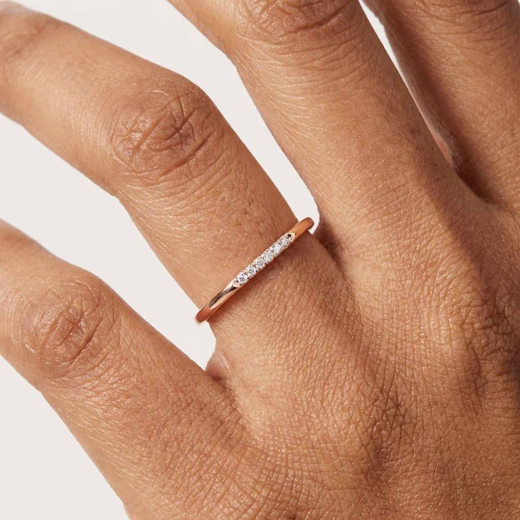 Eterna Diamond Accent Band