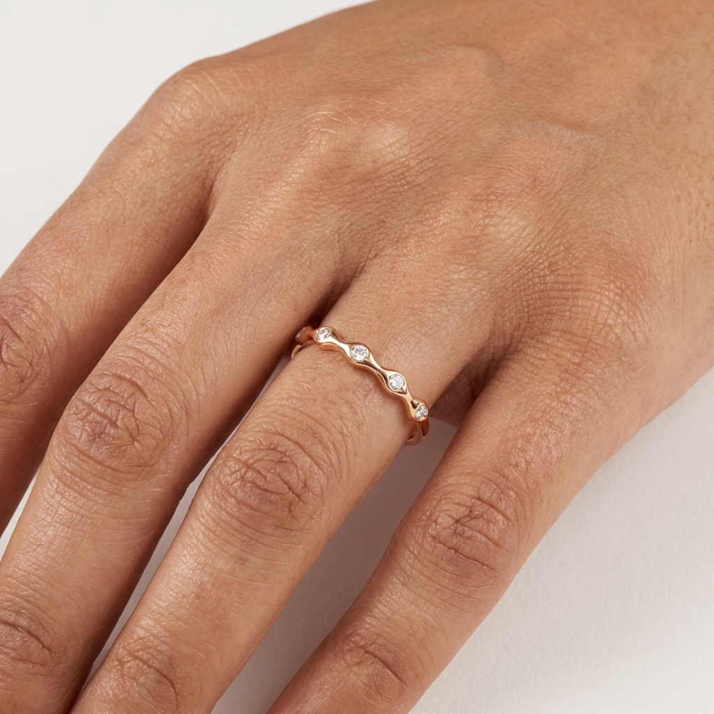Serena Wave Diamond Ring