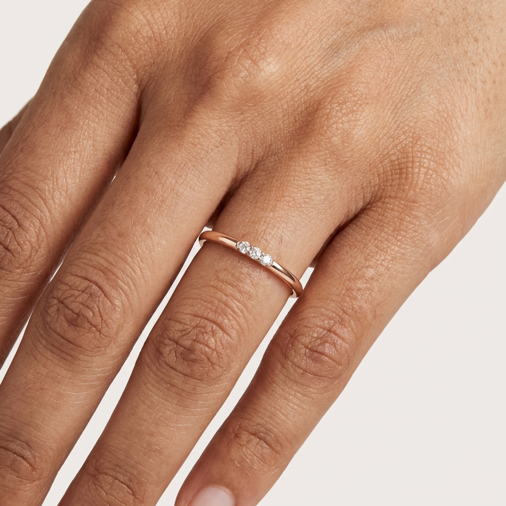Aurora Minimal Diamond Ring
