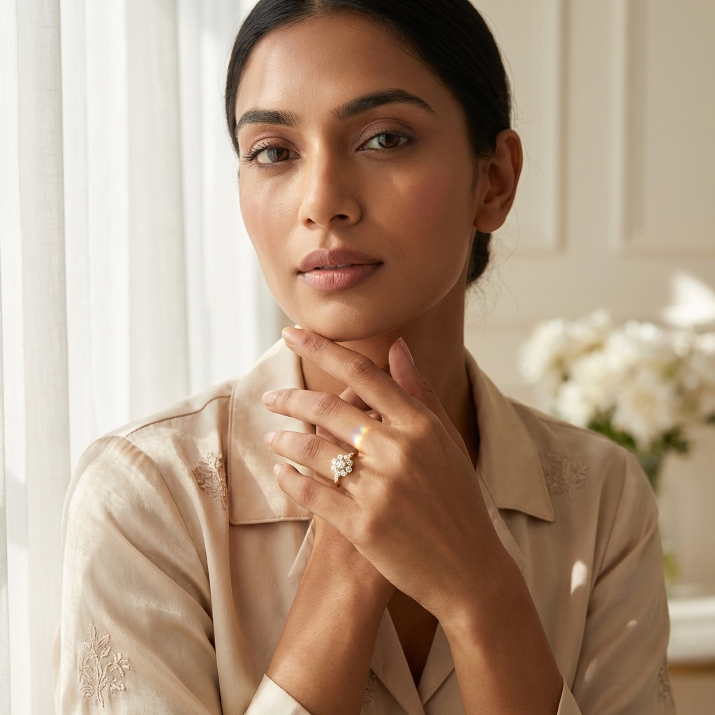 Flora Radiance Diamond Ring
