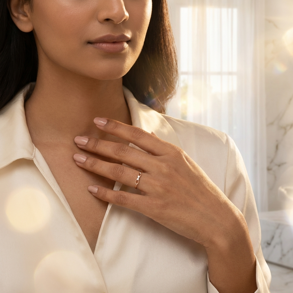 Infinity Spark Diamond Ring