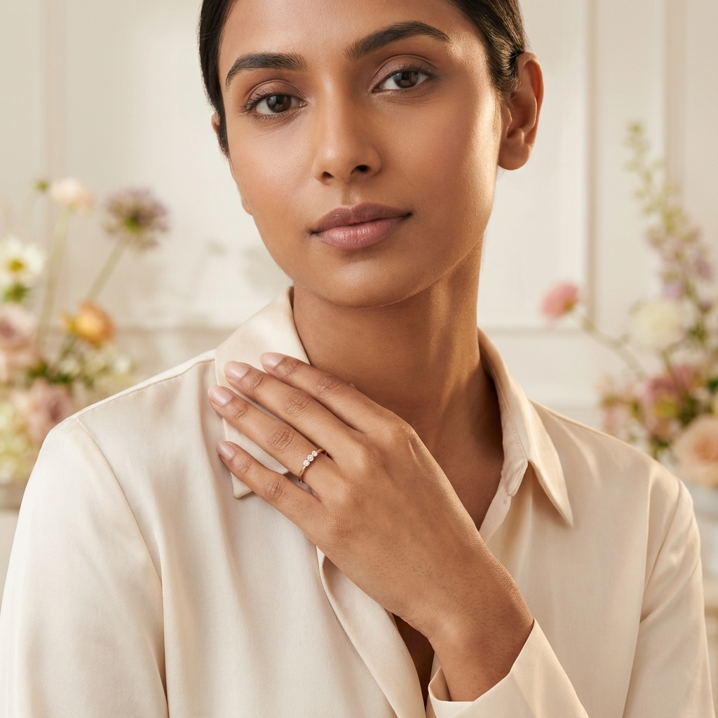 Aurora Minimal Diamond Ring