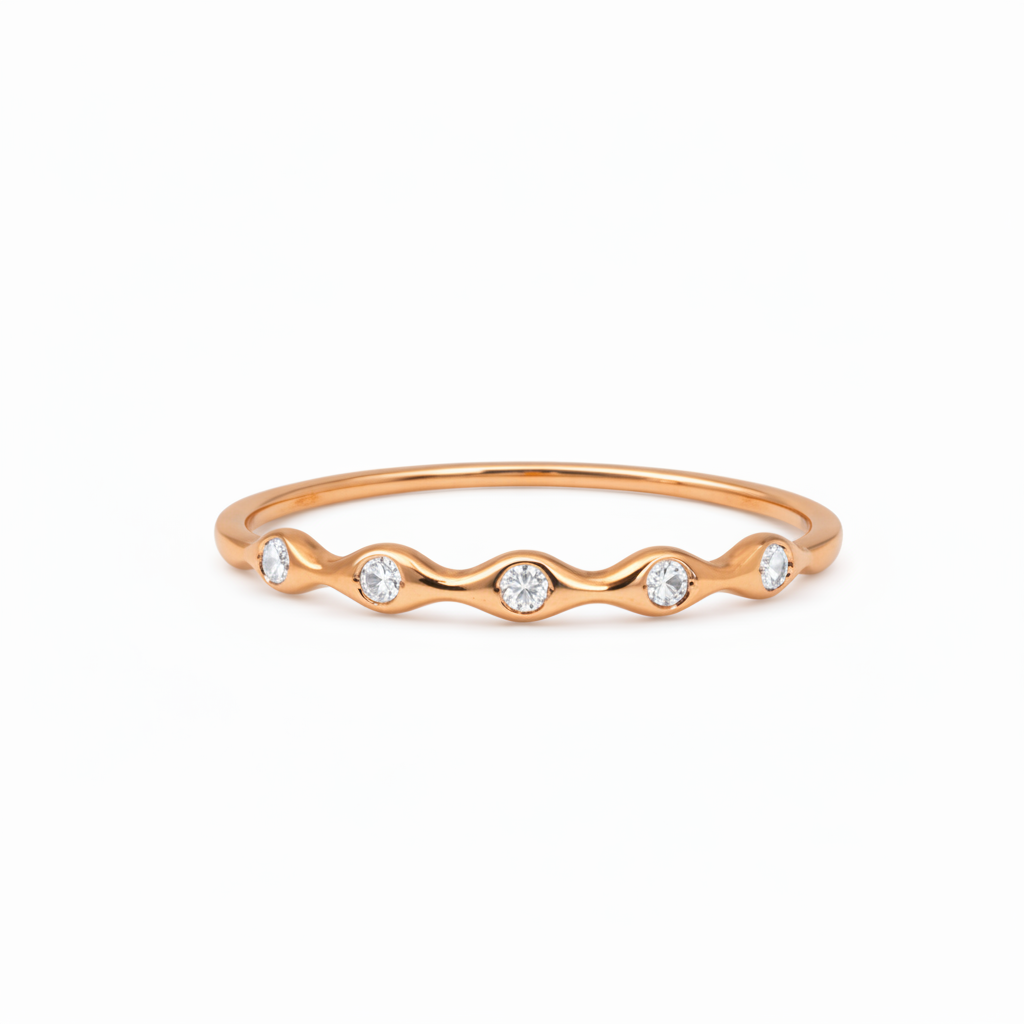 Serena Wave Diamond Ring