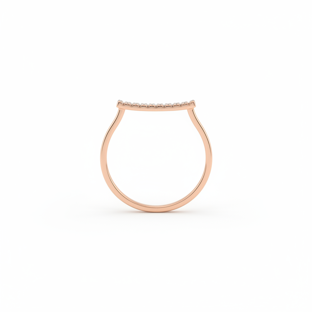 Lumière Diamond Bar Ring Main image