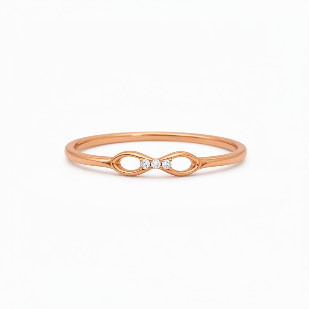Infinity Spark Diamond Ring