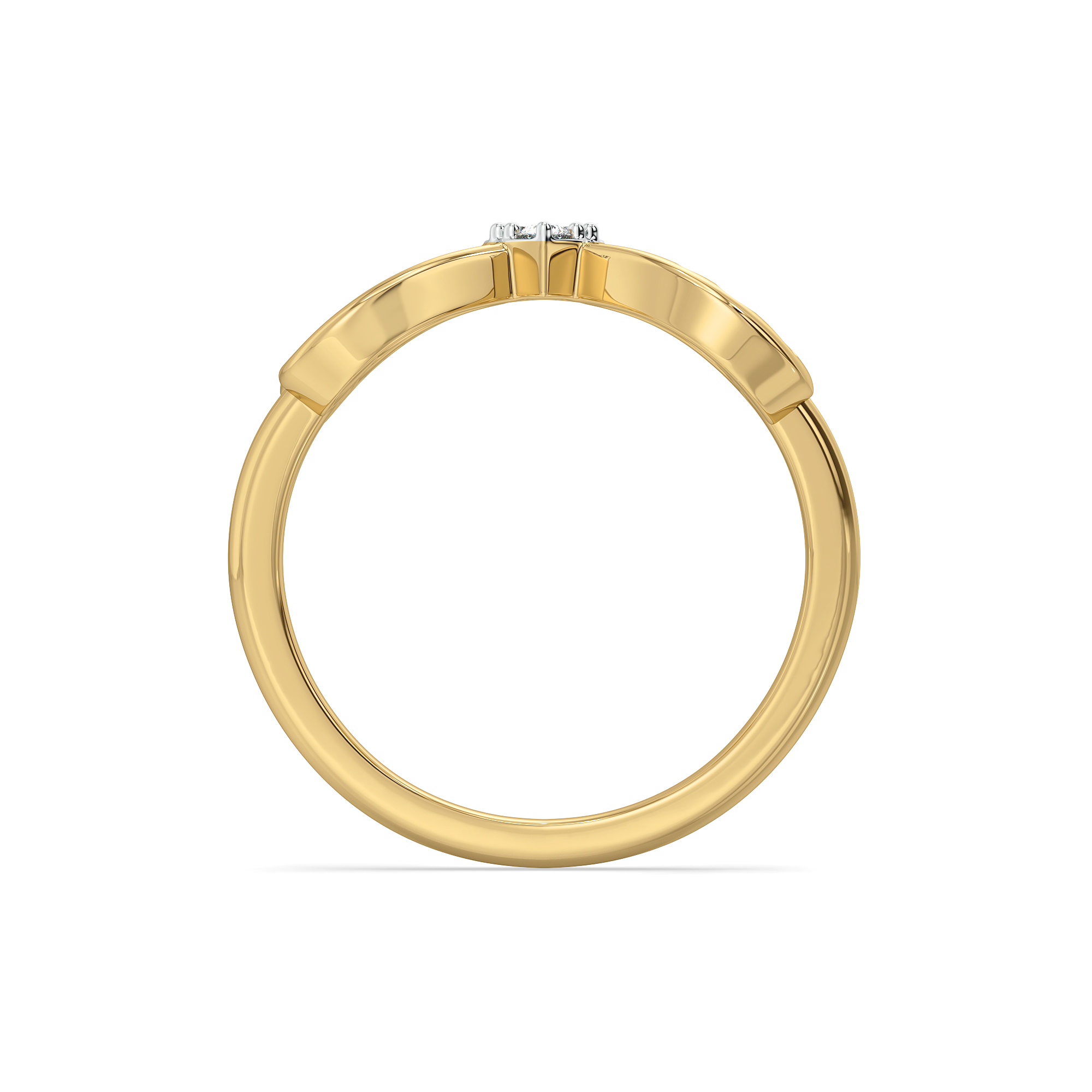 Heart Unfold - Lab Diamond Ring